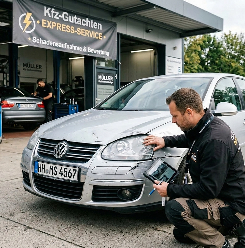 Kfz-Gutachten im Express-Service